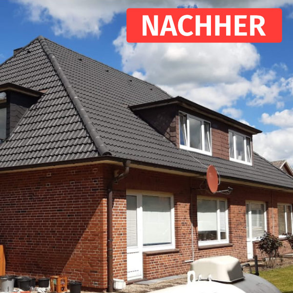 Dach nach der Dachbeschichtung Hoyerswerda
